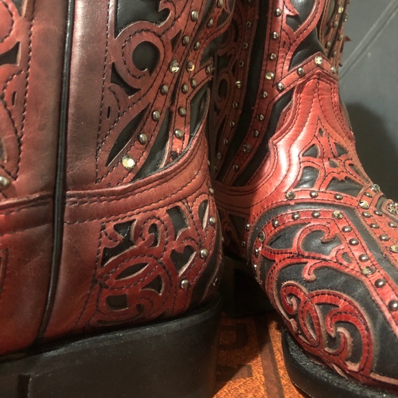 NWT Corral Laser-cut studded cowgirl boots - Picture 2 of 7